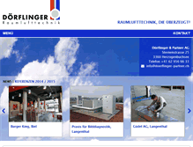 Tablet Screenshot of doerflinger-partner.ch